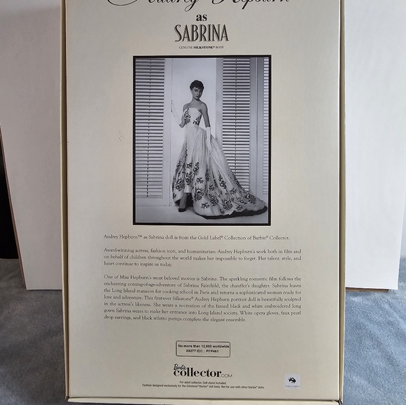 Audrey Hepburn Barbie Silkstone Gold Label 2012 Mattel - Picture 6 of 7